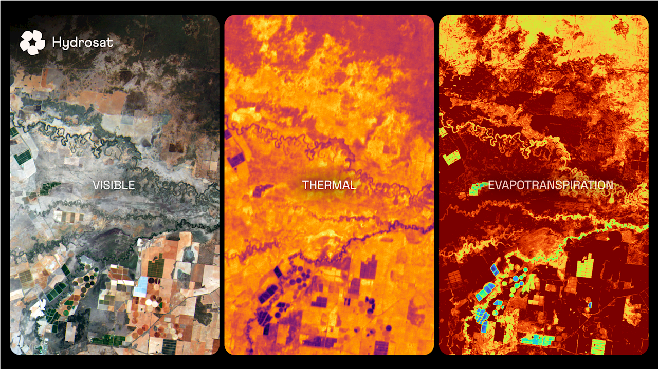 Thermal imaging from VanZyl-1 satellite