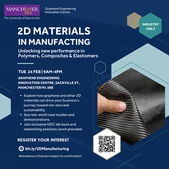 2D Materials in Manufacturing: Industry Invited to Discover the Future of Composites at the GEIC