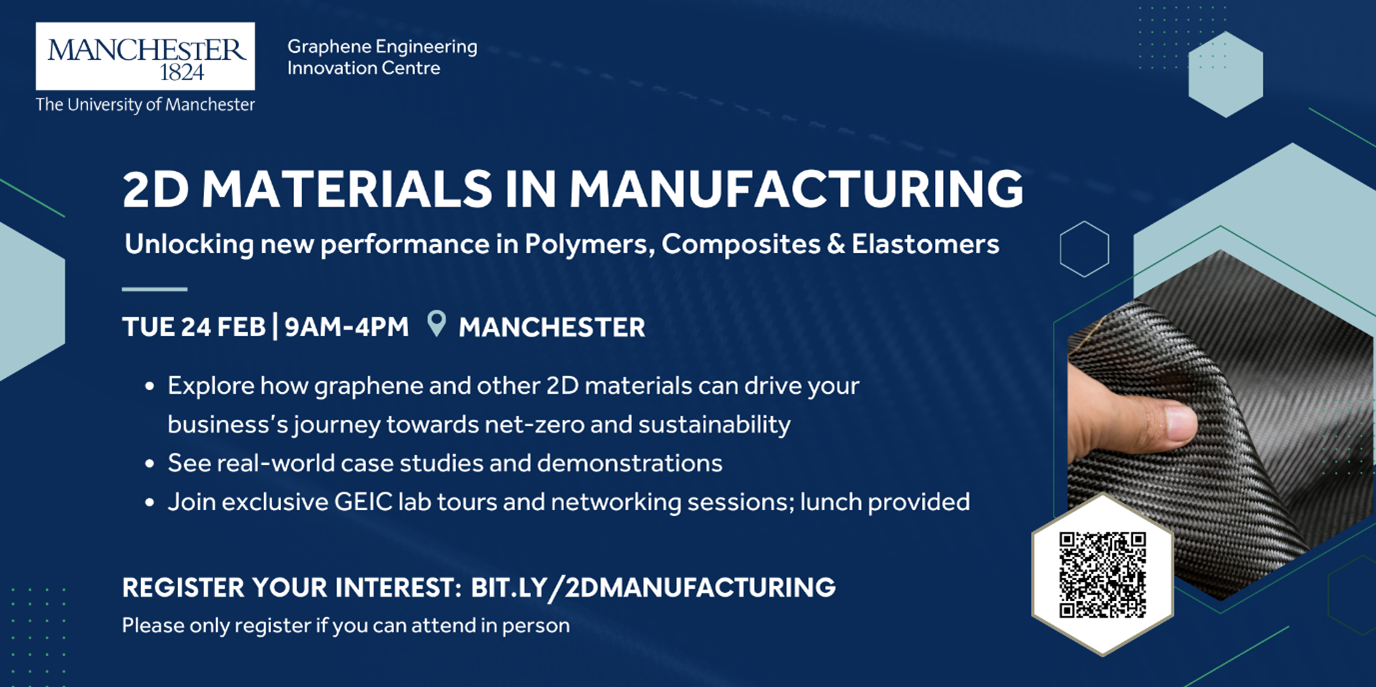 Join the 2D Materials Revolution in Manufacturing at GEIC