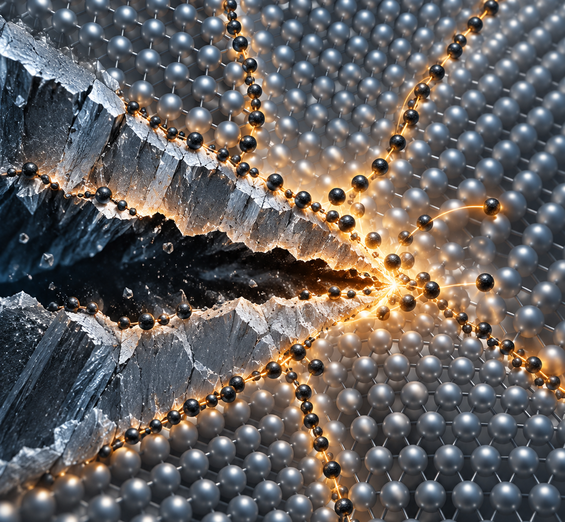 Trace Carbon Strengthens Iron Grain Boundaries By Reconfiguring Bonds At The Crack Tip