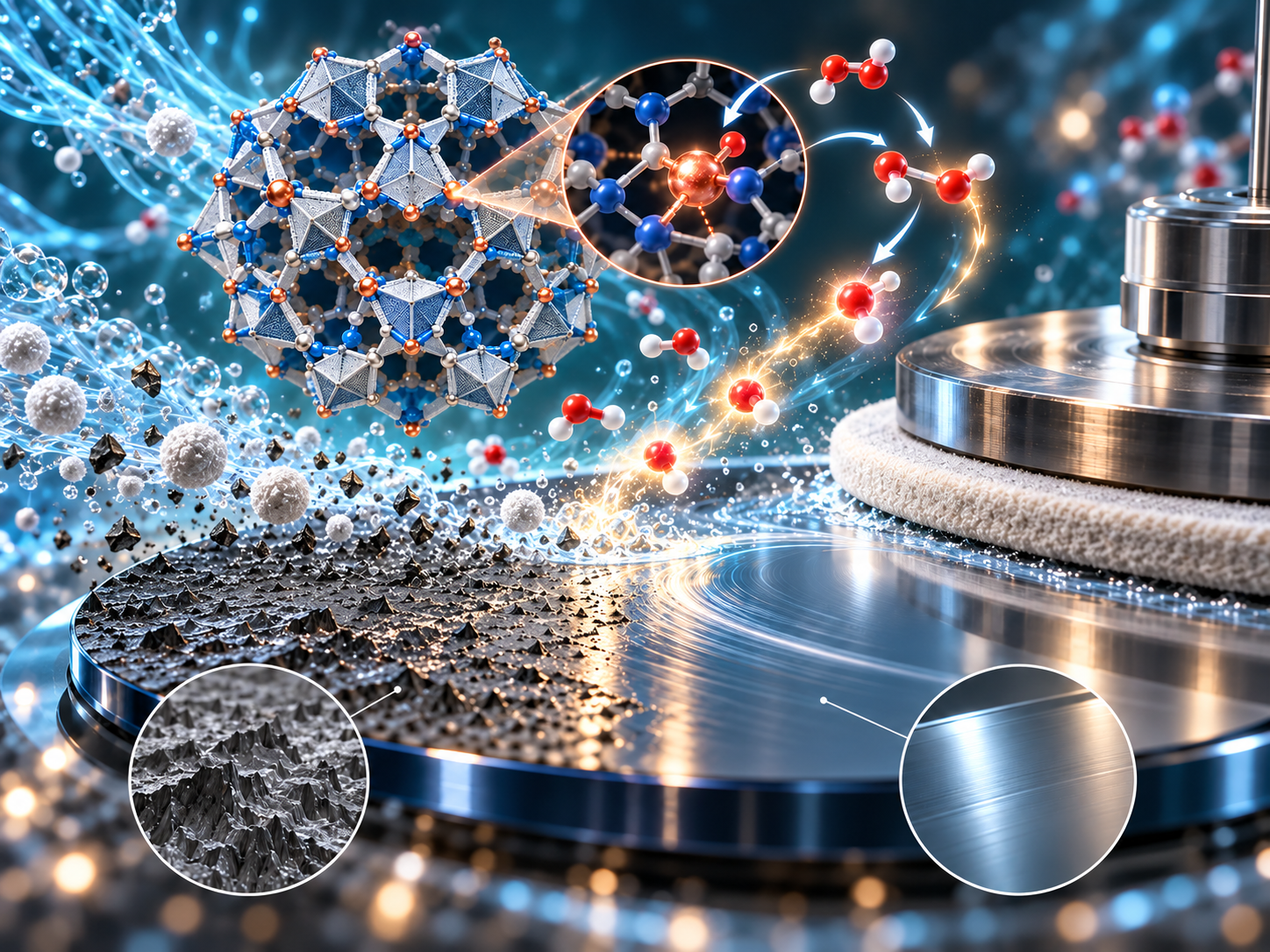 Asymmetric Copper Sites Speed Silicon Carbide Polishing at Neutral pH
