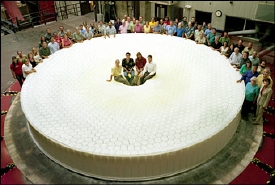 Engineers Unveil the "Perfect" LSST Mirror from Giant Furnace