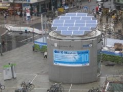 Evergreen Solar Panels Power German Electric Vehicle Recharging Station