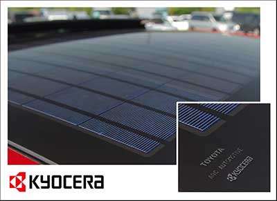 Kyocera Supplies Solar Modules to Power Ventilation Systems in Hybrid Cars