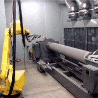 Stork Cellramic Complete Facility for HVOF Thermal Spraying Oversized Components