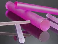 New Double Refractive Crystal with 485 µs Lifespan