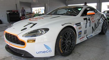 Umeco Sponsors Multimac Motorsports Aston Martin's for 2012 Grand-Am Continental Tire Sports Car Challenge (CTSCC)