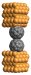 Measuring the Electrical Current Flowing between Two Buckyballs