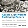 Twin Rivers Paper Introduces Two Lightweight Packaging Papers
