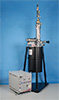 Top-loading Cryogen-free Helium-3 Cryostat with Sample in Exchange Gas for High Pressure DAC