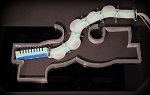 Soft, Slithering Robotic Arm Made of Silicone Rubber