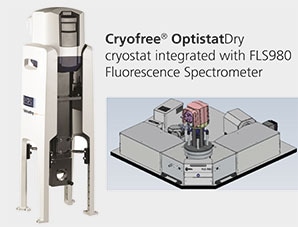 Oxford Instruments’ OptistatDry Integrated Into Edinburgh Instruments’ Fluorescence Spectrometers for Cryogen Free Cooling to Less Than 3 K