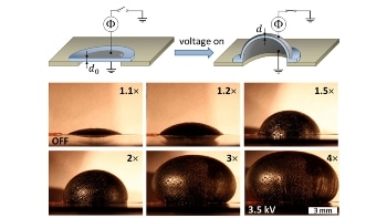 ‘Bottlebrush’ Silicone Elastomer Changes Shape and Size when Exposed to Small Electric Field
