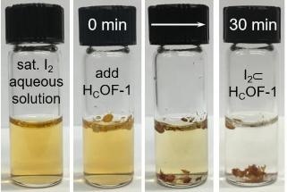 Dartmouth Researchers Develop New Material that Scrubs Iodine from Water