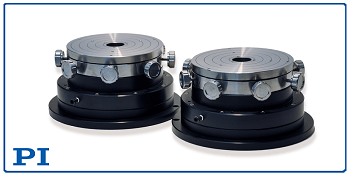 X-Y-Tip-Tilt Stage for Rotary Air Bearings, from PI
