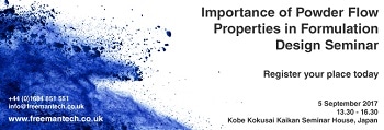 Register For Our Seminar Today – Importance of Powder Flow Properties in Formulation Design