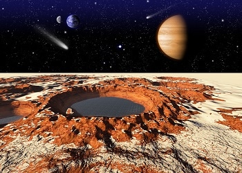 Study on How Mimetic Martin Water Could Exist on the Martian Surface