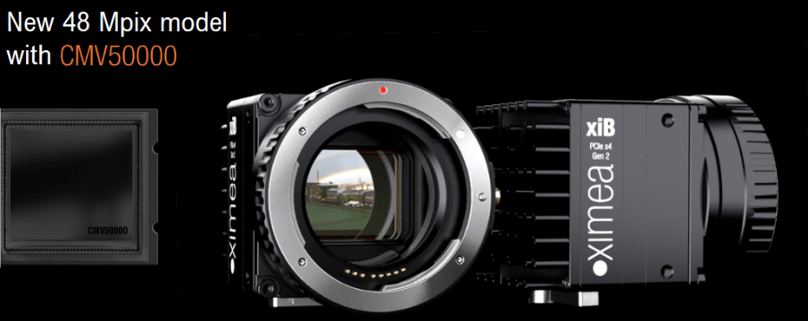 8K Camera from XIMEA with 48 Mpix and up to 30 fps now released