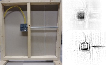 Removing Symmetrical Distortions Allows Successful Scanning of Unknown Materials in Walls