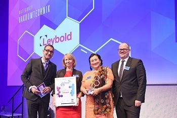 Leybold awarded with the Milestone Award for Vacuum Technology