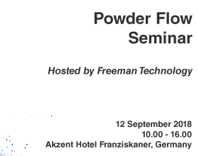 Free Powder Flow Seminar in Dettlebach, Germany