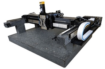 Hybrid Gantry Stage provides Precision XY/XYZ Motion with Linear Motors, Air Bearings, and Ball Bearings