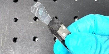 New Non-Porous Material Exhibits Unique and Inherent “Auxetic” Stretching Properties
