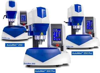 New Programmable AutoMet Grinder-Polishers by Buehler for Demanding Labs and High Throughput Manufacturing