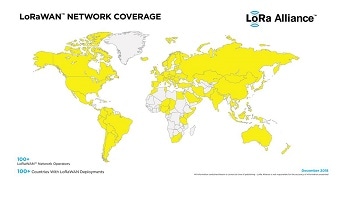 LoRa Alliance Passes 100 LoRaWAN™ Network Operator Milestone with Coverage in 100 Countries