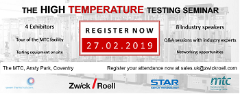 ZwickRoell UK Seminar for High-Temperature Testing