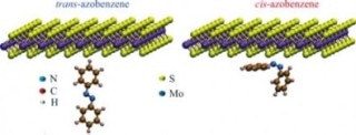 New Hybrid Molybdenum-Disulfide-Azobenzene Structure is Better than Graphene
