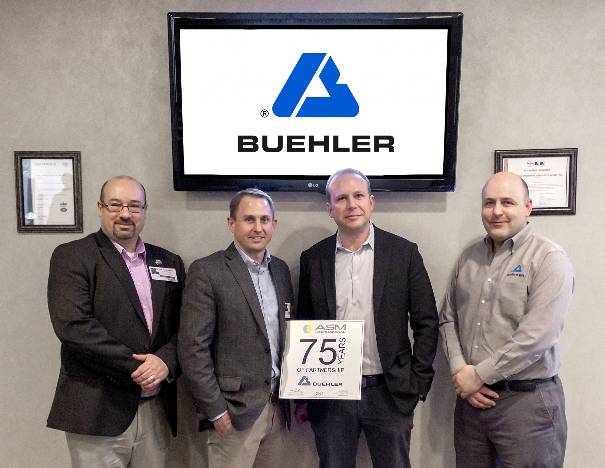  Buehler Celebrates 75 Years Partnership with ASM International Leading the Way for Industry 4.O with Innovations and Training in Metallography