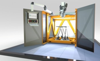 Unique High-Speed 3D Printer for Large-Volume Resilient Plastic Components