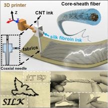 Researchers Use Carbon Nanotube Solution and Silkworm Silk to 3D Print E-Textiles in Single Step