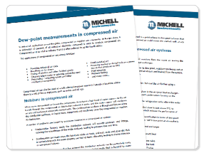 Critical Moisture Measurements for Compressed Air Dryers: New Article Available