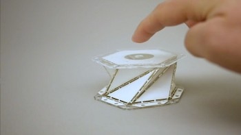 Researchers Create Paper Model of a Metamaterial that Softens Impact Forces for Reusable Spacecraft