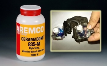 Ceramabond 835-M Bonds High-Temp Halogen Lamps