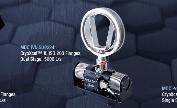 Cut Your Pump-Down Time in Half With MDC’s New CryoXcel™ Water Vapor Cryopump