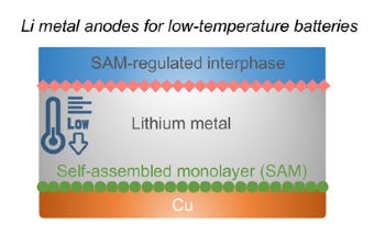 Self-Assembling Monolayer Could Increase Storage Capacity of Lithium Batteries