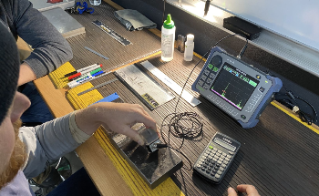 Olympus UT Equipment Supports Warrior to Inspector’s Veteran Training Program