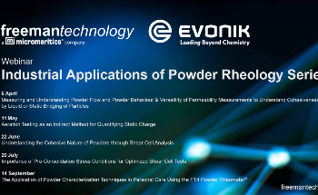 Industrial Applications of Powder Rheology Webinar Series
