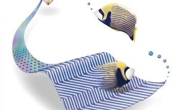 Of the Same Stripe: Turing Patterns Link Tropical Fish and Bismuth Crystal Growth