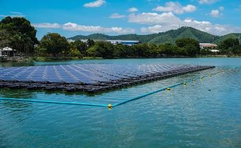 Floating Solar Panels in the Ocean
