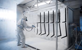 Film Production via Ultrasonic Spray Coating: Fabrication, Uniformity and Piezoelectric Properties