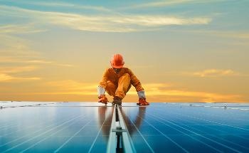 Light Activated Contraction Boosts Efficiency of Ultrathin Solar Cells