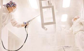 Wettability of Spray-Painted Metallic Surfaces