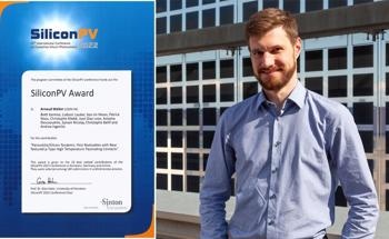 Siliconpv 2022 – Best Presentation Award