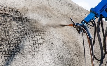 New Fabrication Process for Curved Concrete Shells with Robotic Spraying