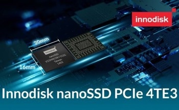 Innodisk Introduces the First PCIe nanoSSD 4TE3 with Compact Size, Reliability and Performance to Unlock 5G, Automotive and Aerospace Applications