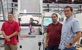 Surf-Tech Manufacturing Completes Machine Runoff & Acceptance of New PVA Delta 8 Selective Conformal Coating System